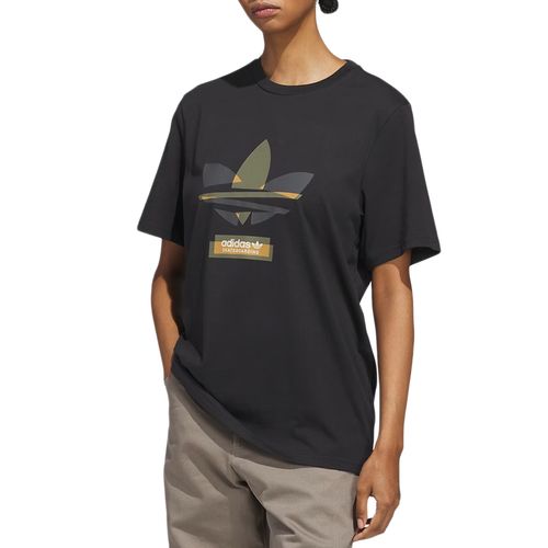 Camiseta Masculina Adidas Skateboarding Abstract Trefoil Tee PRETO-JW0054- -1-
